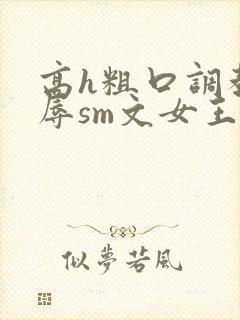 高h粗口调教羞辱sm文女王动画封面