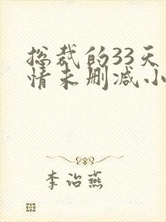 总裁的33天索情未删减小说