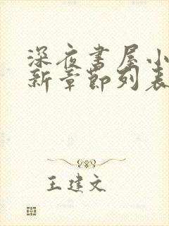 深夜书屋小说最新章节列表免费