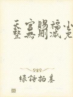 天官赐福小说完整无删减免费阅读