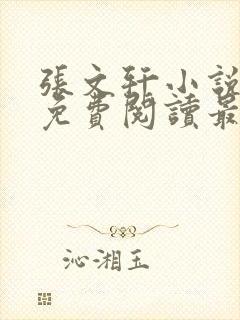 张文轩小说全文免费阅读最新章节