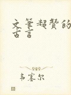 文笔超赞的宅斗古言封面