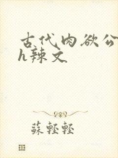 古代肉欲公妇高h辣文封面