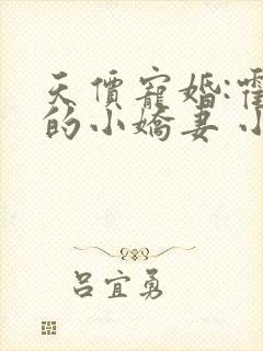 天价宠婚:霍总的小娇妻 小说