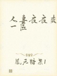 人妻夜夜爽天天一区
