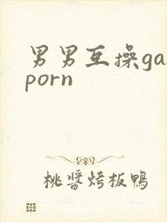 男男互操gayporn封面