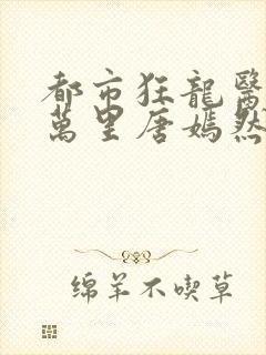 都市狂龙医仙陈万里唐嫣然