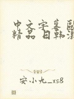 中文字幕 欧美精品 日韩激情