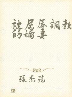 被屈辱调教沉沦的娇妻