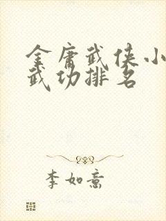 金庸武侠小说中武功排名封面