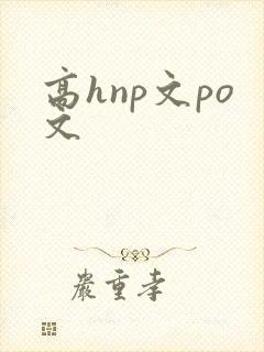 高hnp文po文封面