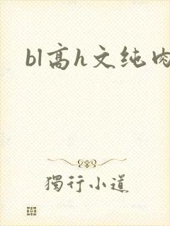 bl高h文纯肉