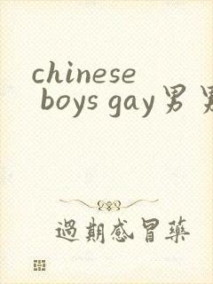 chinese boys gay男男搞基视频网站