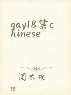 gay18禁chinese