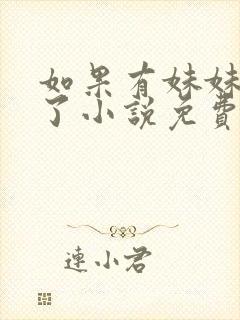 如果有妹妹就好了小说免费阅读