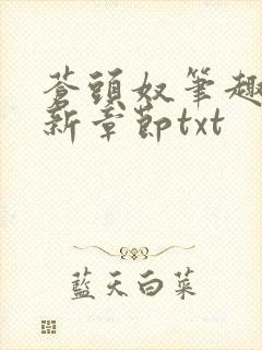 苍头奴笔趣阁最新章节txt