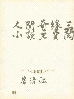 人间奇缘三冤家小说免费阅读