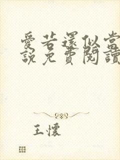 爱若还似当初小说免费阅读