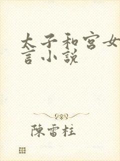 太子和宫女的古言小说封面