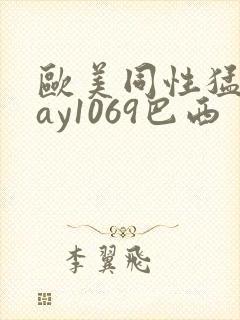 欧美同性猛男gay1069巴西封面