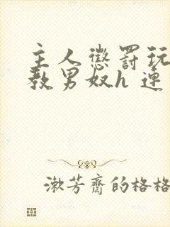 主人惩罚玩弄调教男奴h 连载时间