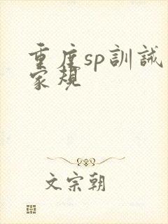 重度sp训诫文家规