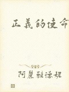正义的使命小说