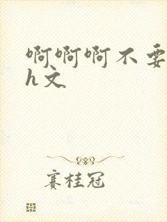 啊啊啊不要啊高h文