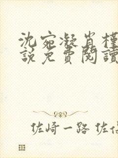 沈宛凝肖槿辰小说免费阅读全文