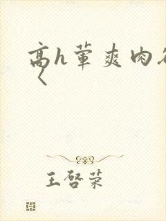 高h荤爽肉欲文〈封面