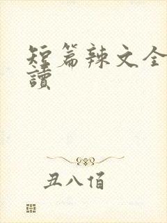 短篇辣文全文阅读