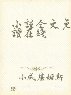 小说全文免费阅读在线