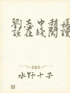 刘志中赵嫣的小说在线阅读全文最新顶点封面