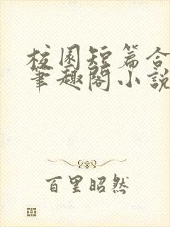 校园短篇合集_笔趣阁小说封面