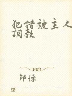 犯错被主人惩罚调教