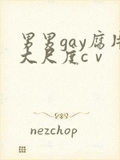 男男gay腐片大尺度cⅴ