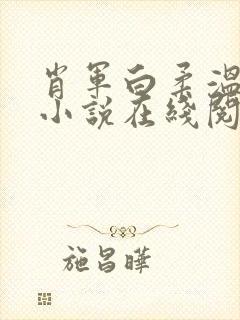 肖军白柔温婉的小说在线阅读免费全文