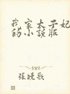 我家太子妃超凶的小说版