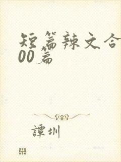 短篇辣文合集500篇