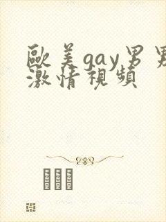 欧美gay男男激情视频
