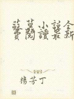 苏莫小说全文免费阅读最新章节