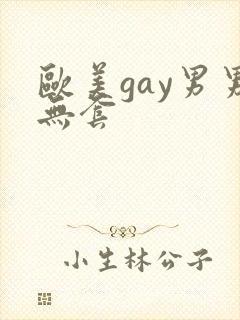 欧美gay男男无套