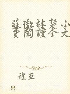 苏彻林楚小说免费阅读全文