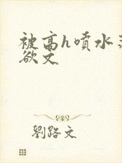 被高h喷水荡肉欲文