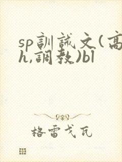 sp训诫文(高h,调教)bl