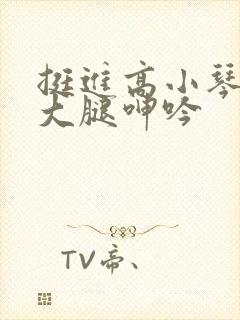 挺进高小琴雪白大腿呻吟封面