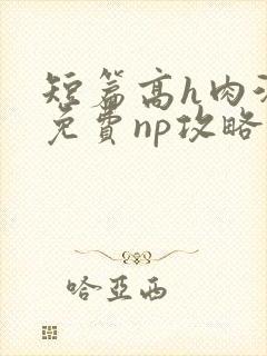 短篇高h肉汁文免费np攻略封面