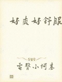 好爽好舒服h文