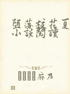 堕落校花夏诗涵小说阅读