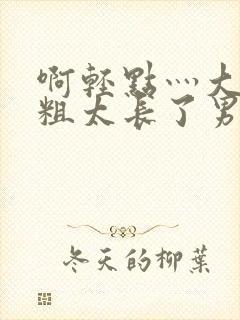 啊轻点灬大巴太粗太长了男